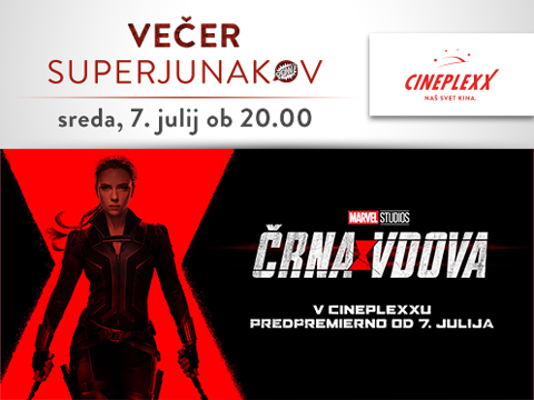 VEČER SUPERJUNAKOV ČRNA VDOVA v Cineplexxu image
